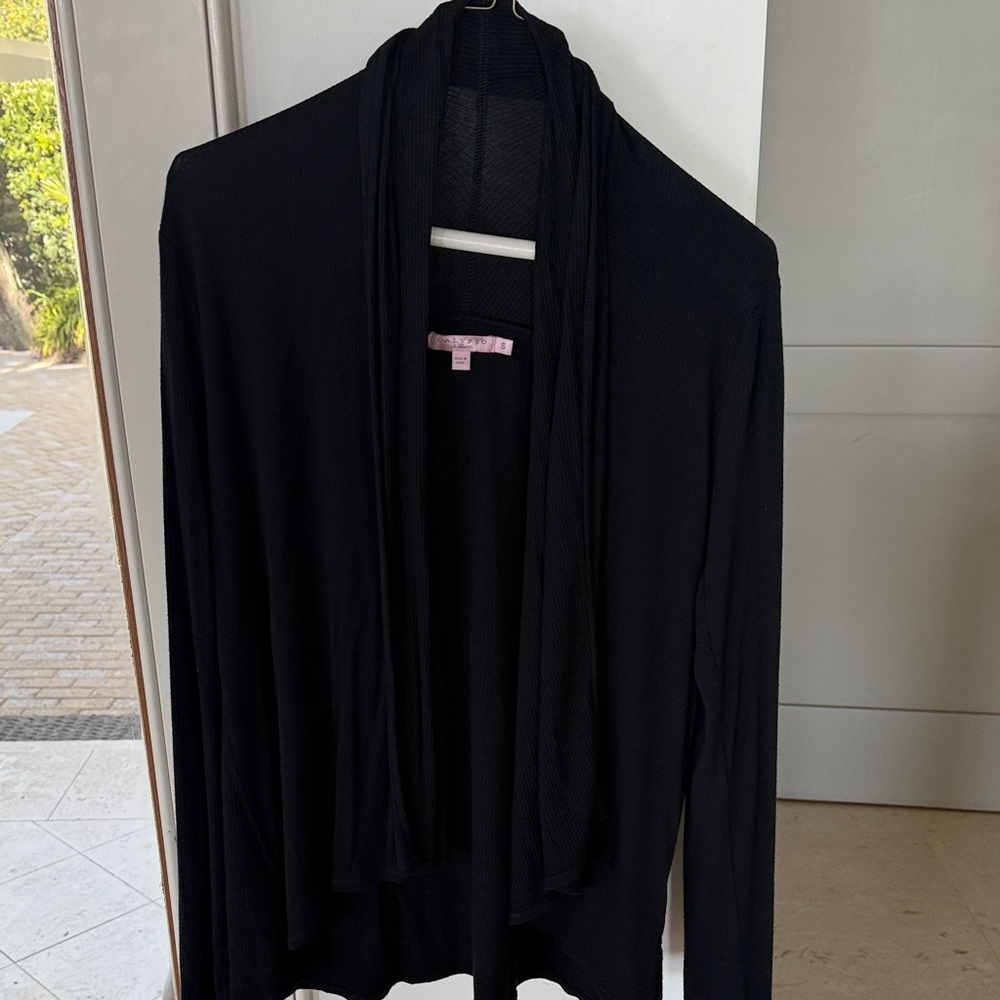 Calypso St Barth Navy Open Front Cardigan- Excellent Condition
